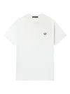 Fred Perry Classic Crew Neck Tee In White