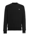 Fred Perry Mens Long Sleeve Twin Tipped T-shirt In Black