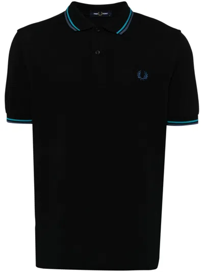 FRED PERRY EMBROIDERED LOGO POLO SHIRT