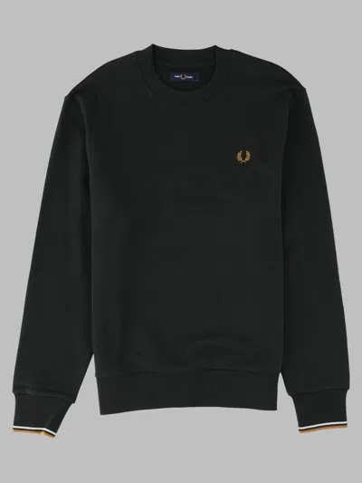 Fred Perry Felpa Con Logo In Black