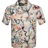 FRED PERRY FRED PERRY FLORAL PRINT SHIRT CREAM