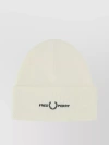 FRED PERRY FOLDABLE RIBBED CUFFED BEANIE
