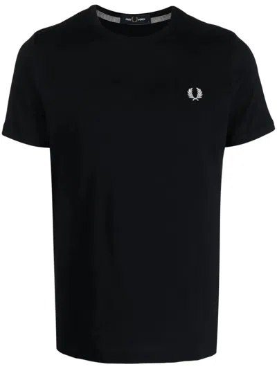 Fred Perry Fp Crew Neck T-shirt In Blue