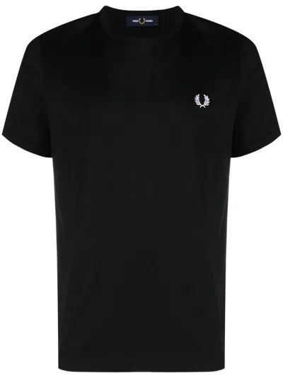 Fred Perry Fp Ringer T-shirt In Black
