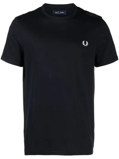 Fred Perry Fp Ringer T-shirt In Navy