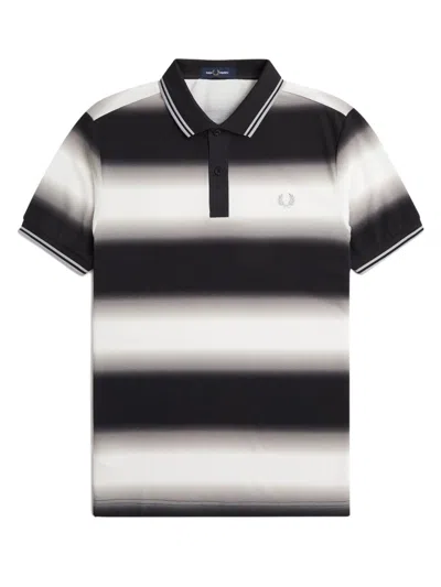 FRED PERRY FP STRIPE GRAPHIC POLO SHIRT,M7755