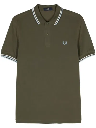 Fred Perry Fp Twin Tipped Shirt Clothing In Green
