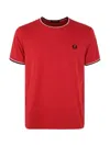 FRED PERRY FRED PERRY FP TWIN TIPPED T-SHIRT CLOTHING