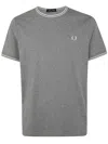 Fred Perry Twin Tipped T-shirt In Steel Marl