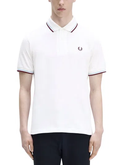 Fred Perry " M12" Polo Shirt In White