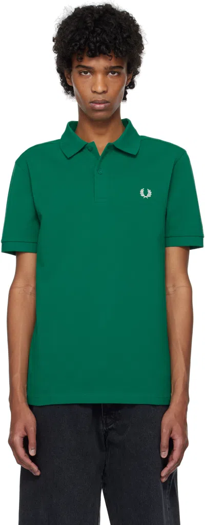 Fred Perry Green M6000 Polo In Y37