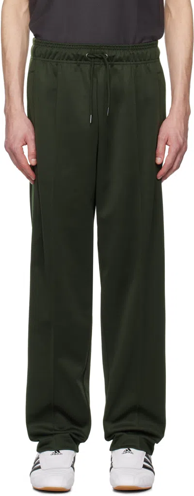 Fred Perry Green Tape Detail Track Pants In 408