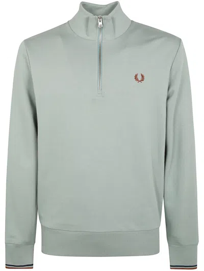 FRED PERRY FRED PERRY HALF ZIP SWEATSHIRT