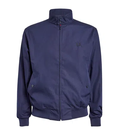 Fred Perry Track Jacket In Navy