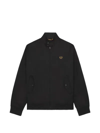 Fred Perry Harrington Jacket In Black