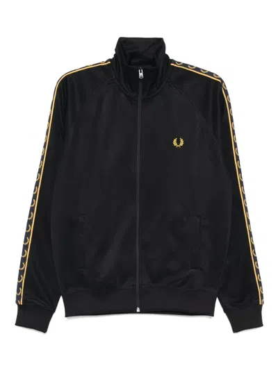 Fred Perry High-neck Jacket In Blue