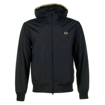 Fred Perry Hooded Brentham Jacket Black