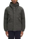 Fred Perry Padded Jacket With Hood And Drawstrings