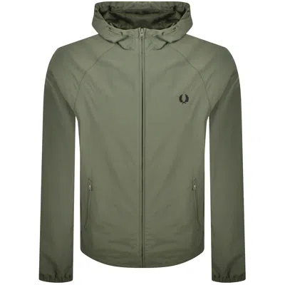 Fred Perry Hooded Shell Jacket Green