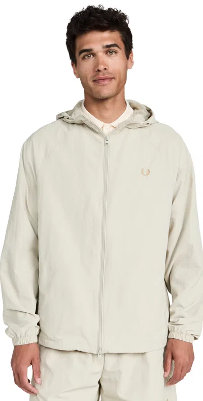 Fred Perry Hooded Shell Jacket Grey