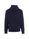 Fred Perry ジップアップ ニットパーカー In Blue