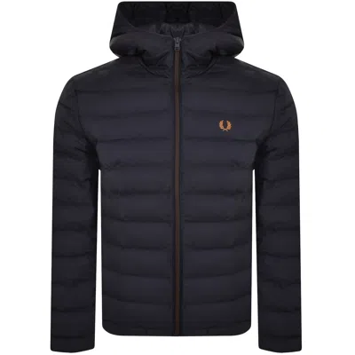 Fred Perry Insulated Jacket Navy In Blue