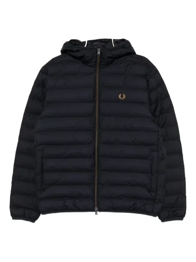 Fred Perry Insulated Padded Jacket In Blue