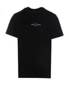 Fred Perry Item O-neck Short-sleeved T-shirt In Black