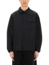 Fred Perry Snap Buttons Jacket Featuring Pocket In Black