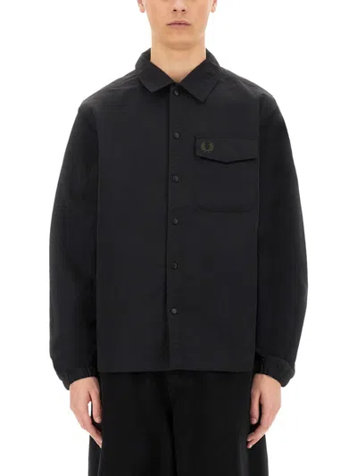 FRED PERRY JACKET WITH SNAP BUTTONS