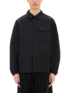 Fred Perry Snap Buttons Jacket Featuring Pocket In Black
