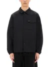 Fred Perry Snap Buttons Jacket Featuring Pocket In Black