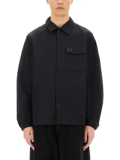 FRED PERRY JACKET WITH SNAP BUTTONS