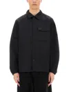 Fred Perry Snap Buttons Jacket Featuring Pocket In Black