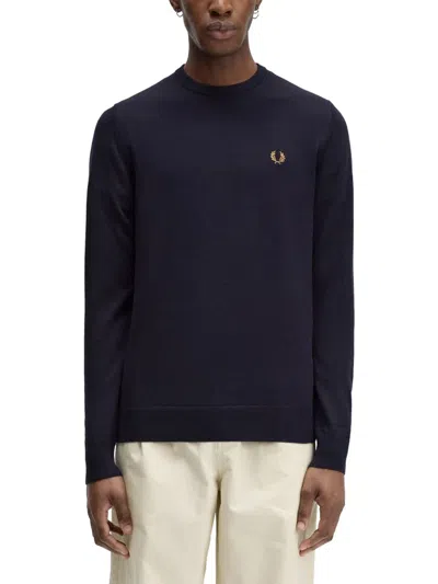 Fred Perry Jersey With Logo In Blue
