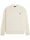 Fred Perry Jersey With Logo In Nude