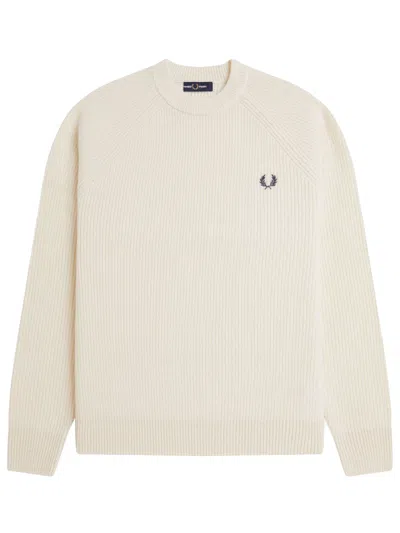 Fred Perry Jersey With Logo In Neutral