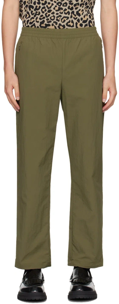 Fred Perry Khaki Shell Track Pants In Q55
