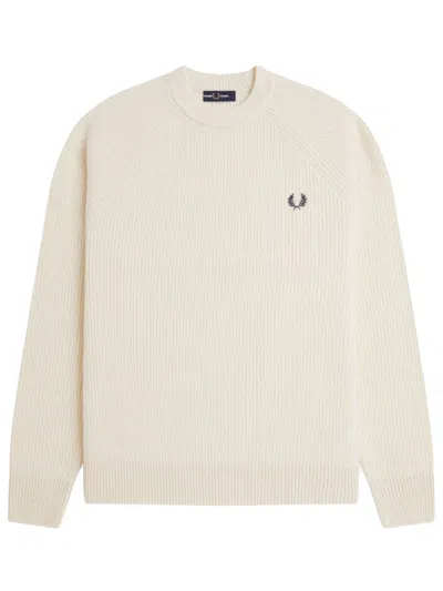 Fred Perry Jersey With Logo In Neutral