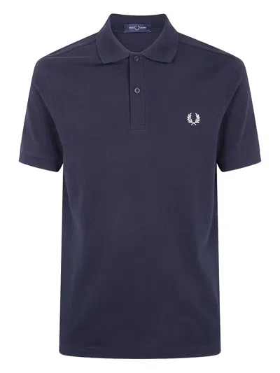 FRED PERRY LAUREL WREATH-EMBROIDERED POLO SHIRT