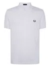 Fred Perry Laurel Wreath-embroidered Polo Shirt In White