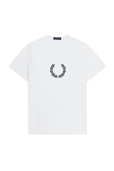 Fred Perry Laurel Wreath Graphic T Shirt White