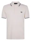 Fred Perry Laurel-wreath Polo Shirt In White