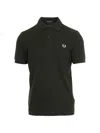 Fred Perry Laurel-wreath Polo Top In Black