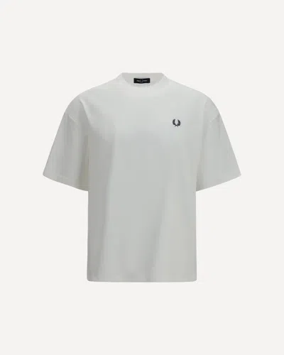 Fred Perry Back-print Laurel Wreath T-shirt In White
