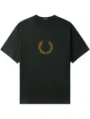 Fred Perry Laurel Wreath T-shirt In Green