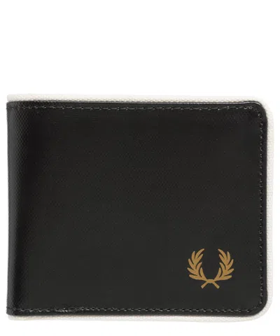 Fred Perry Laurel Wreath Wallet In Black