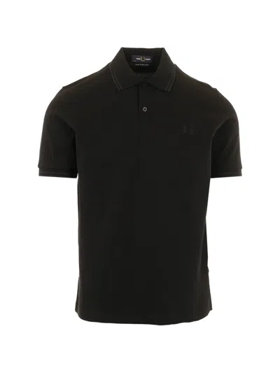 Fred Perry Laurel-wreath Polo Shirt In Black