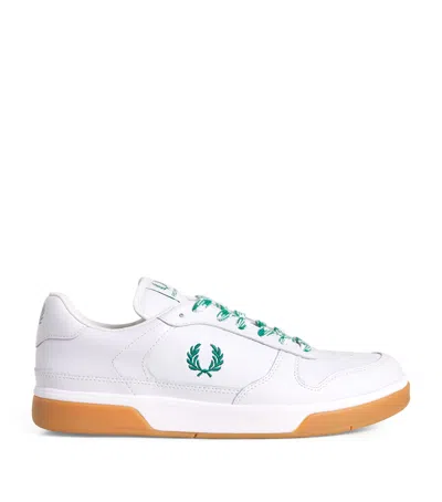 Fred Perry Leather B722 Sneakers In White
