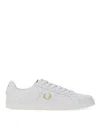 Fred Perry B721 Mens Leather Trainers In White